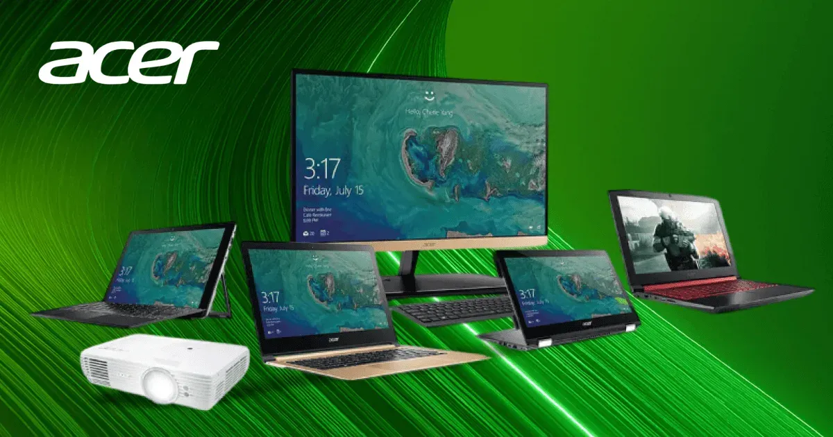 Acer โน้ตบุ๊คและมอนิเตอร์ ที่เปิดโอกาสแห่งอนาคต