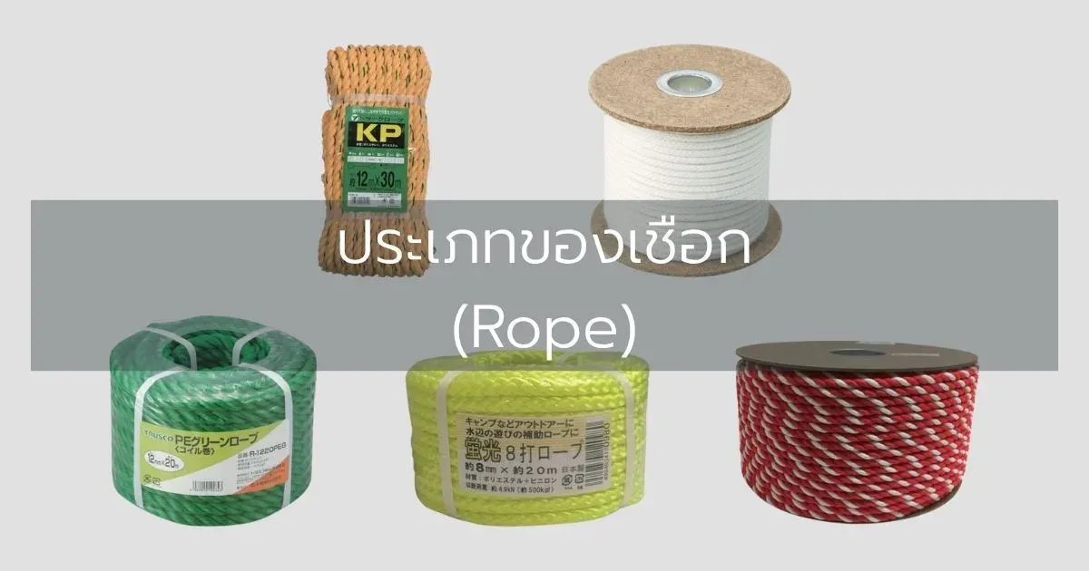 ประเภทของเชือก (Rope)