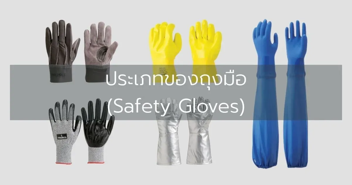 ประเภทของถุงมือ (Safety Gloves)
