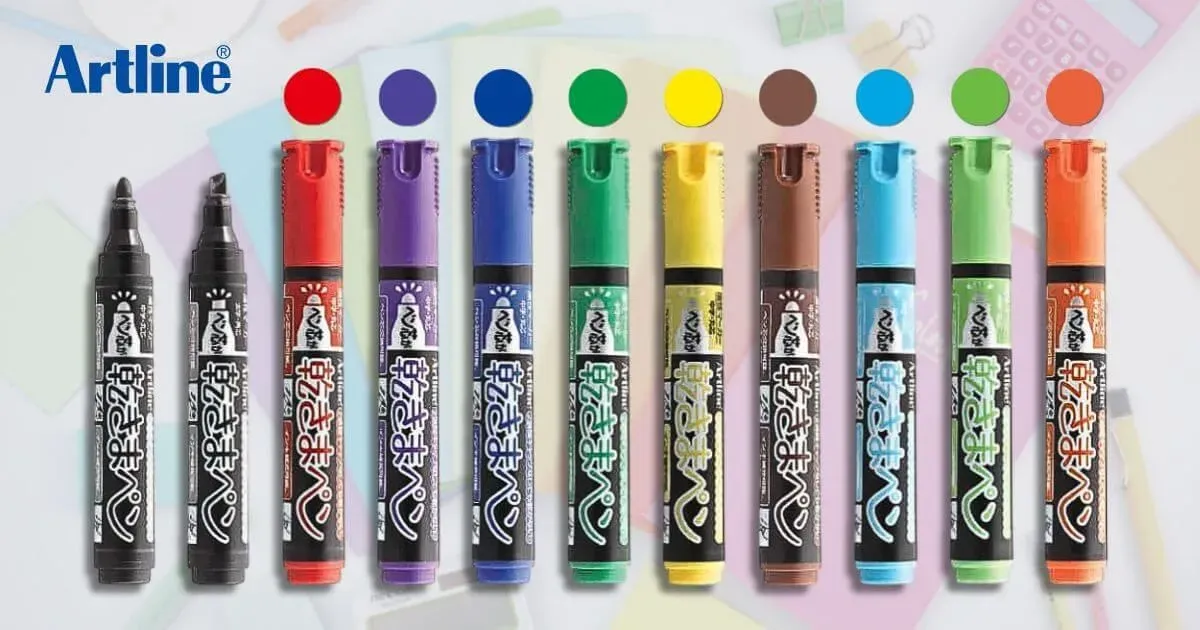 KAWAKIMA PEN ARTLINE ปากกามาร์กเกอร์ สีชัด แห้งเร็ว ติดทน ตอบโจทย์งานเขียนได้อย่างแม่นยำ