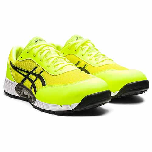 WINJOB CP212 AC Safety Yellow x Black แบรนด์ ASICS