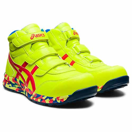 WINJOB CP302 MARBLE Flash Yellow x Diva Pink แบรนด์ ASICS