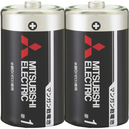 แบตเตอรี่แห้งแมงกานีส (สีดำ) แบรนด์ MITSUBISHI ELECTRIC