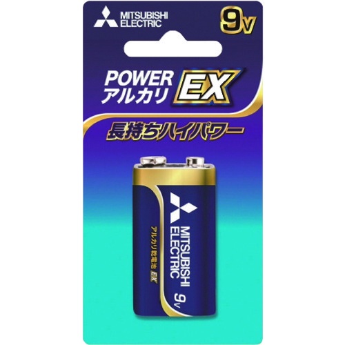 แบตเตอรี่อัลคาไลน์ 9 โวลต์ แบรนด์ MITSUBISHI ELECTRIC