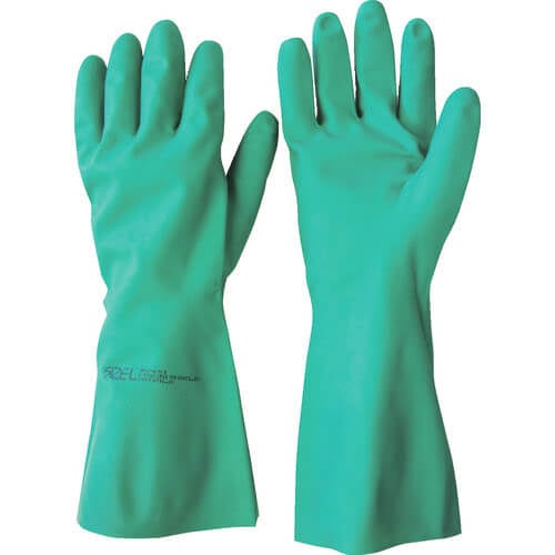 ถุงมือยางไนไตรล์มีซับในผ้าฟลีซ