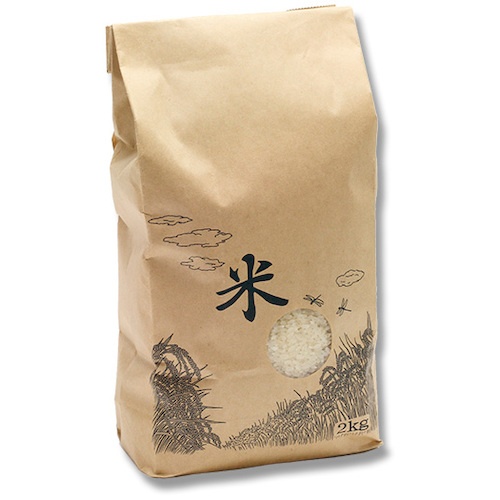 ถุงข้าว, ลวดลายข้าว, เทป, มีช่องหน้าต่าง แบรนด์ SHIMOJIMA