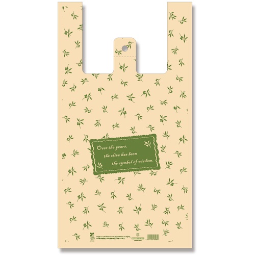 ถุงช้อปปิ้งพลาสติก - BioHand Hyper - Olive Garden แบรนด์ HEIKO