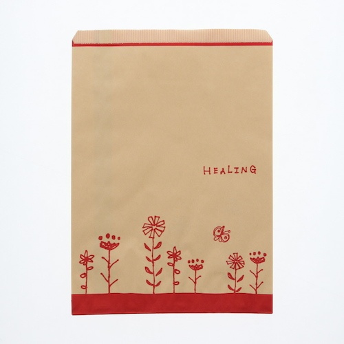 ถุงแบน, ถุงขนาดเล็กมีลวดลาย, แบบตัว R, สำหรับใส่สมุนไพร แบรนด์ HEIKO
