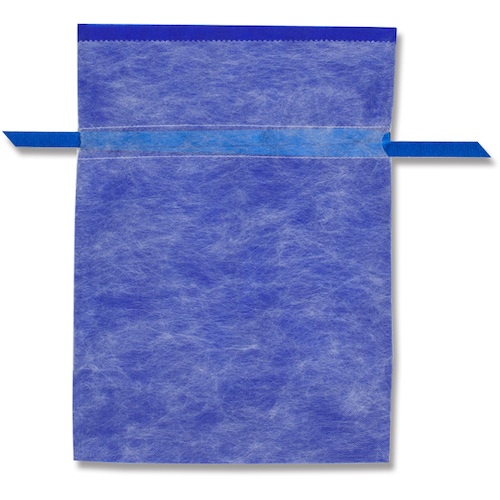 ถุงผ้าไม่ทอแบบมีเชือกรูด รุ่น F-Bag, W-Chante, สีพื้นเรียบ แบรนด์ HEIKO