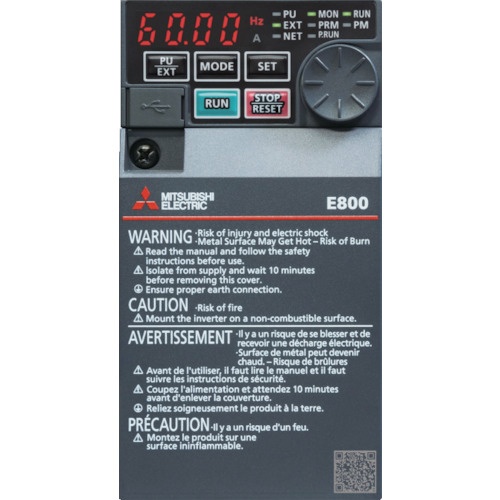อินเวอร์เตอร์ FREQROL-E800 ซีรีส์ แบรนด์ MITSUBISHI ELECTRIC