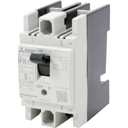 เบรกเกอร์วงจรป้องกันไฟรั่วลงดิน (แรงดันไฟสูง) รุ่น NF30AF แบรนด์ MITSUBISHI ELECTRIC