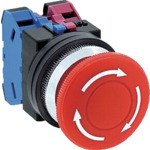 สวิตช์แบบกดล็อคและหมุนรีเซ็ตพร้อมไฟแสดงสถานะ Φ30 แบรนด์ IDEC