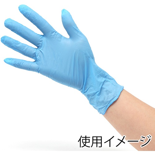 ถุงมือยางไนไตรล์แบบใช้แล้วทิ้ง (มีแป้ง) แบรนด์ HEIKO