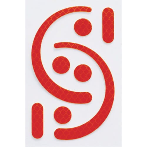 สติ๊กเกอร์สัญลักษณ์สำหรับอุปกรณ์ป้องกันการตกจากที่สูง