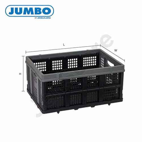 ลังพลาสติกพับได้ แบรนด์ JUMBO