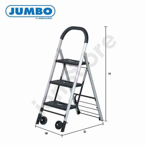 รถเข็นอลูมิเนียม แบรนด์ JUMBO