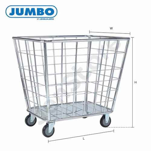 รถเข็นผ้า แบรนด์ JUMBO