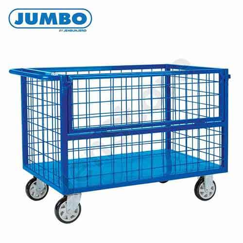 รถเข็นกรงเหล็ก แบรนด์ JUMBO