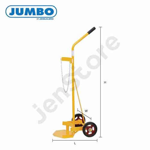 รถเข็นถัง/ท่อ แบรนด์ JUMBO