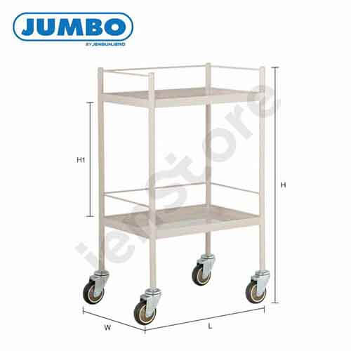 รถเข็นสำนักงาน แบบใช้งานอเนกประสงค์ แบรนด์ JUMBO