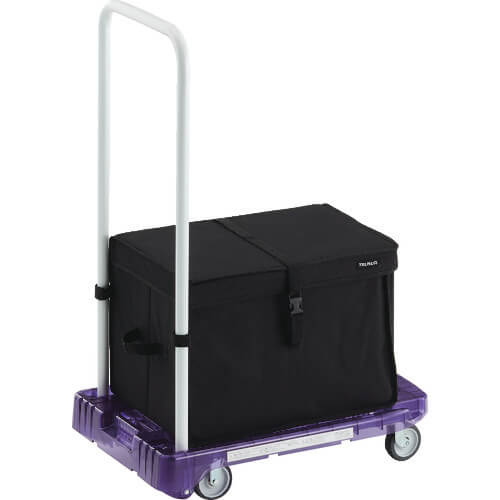 รถเข็นขนส่งเรซิน Acrocarry (พร้อมกล่องเก็บของพับได้ ทำจากโพลีคาร์บอเนต ชนิดลดเสียงรบกวน) แบรนด์ TRUSCO