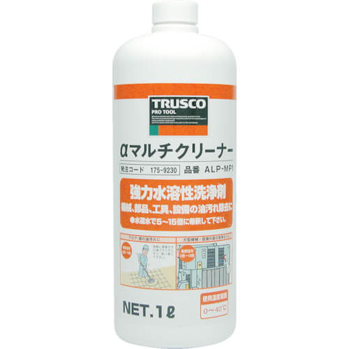 น้ำยาทำความสะอาดสูตรเข้มข้นละลายน้ำได้ α Multi Cleaner แบรนด์ TRUSCO
