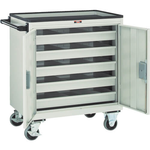 รถเข็น Ace Wagon ประตูคู่พร้อมล็อค ล้อเลื่อนยูรีเทน แบรนด์ TRUSCO
