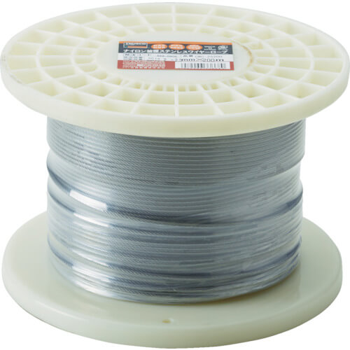ลวดสลิงสแตนเลส (ชนิดเคลือบไนลอน) ไม่มีปลอกหุ้มเฉพาะ แบรนด์ TRUSCO
