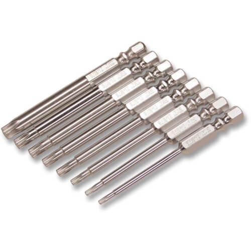 EA-34 ดอกไขควงหัวท็อกซ์สำหรับเครื่องมือไฟฟ้า Tamper Proof 1/4 แบรนด์ EIGHT TOOL