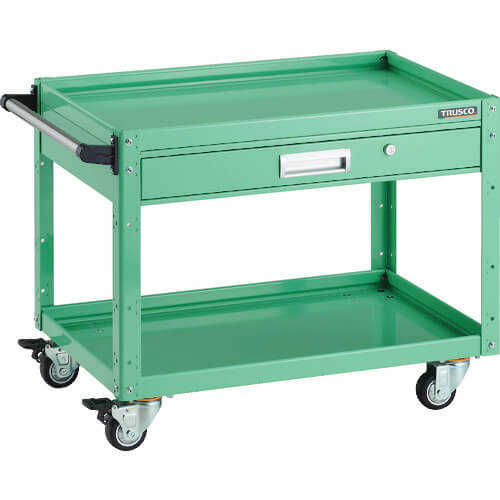 รถเข็น Eagle Wagon พร้อมลิ้นชัก 2 อัน และล้อเลื่อนยูรีเทน 4 ล้อ แบรนด์ TRUSCO