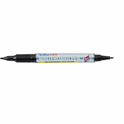 ปากกาไวท์บอร์ด 2 หัว (Medium Nib & Fine Nib) แบรนด์ ARTLINE