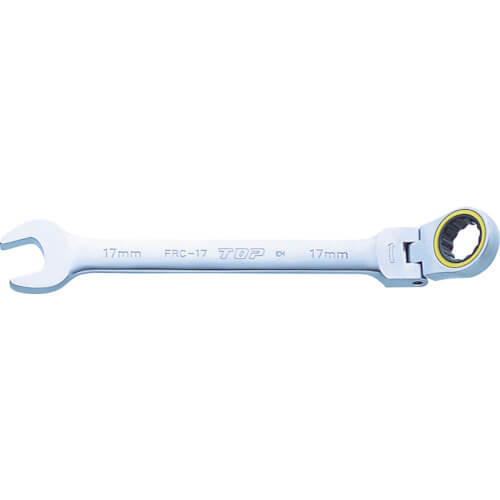 ประแจแหวนฟรีข้างปากตายปรับหัวได้ (Ratchet Combi Flex Head) แบรนด์ TOP