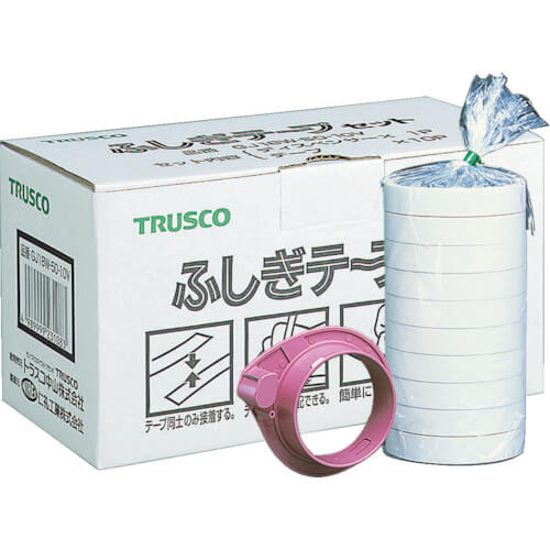 เทปกาวแบบมีกาวในตัว เทปกาวปริศนา ชุดเทปกาวและที่ตัดเทปกาว แบรนด์ TRUSCO