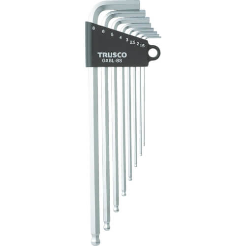 ชุดประแจหกเหลี่ยมหัวบอล (แบบยาว) แบรนด์ TRUSCO