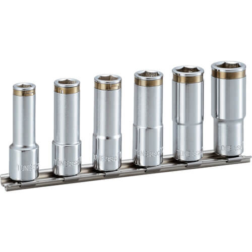 Deep Nut Hold Socket 54mm 6 เหลี่ยม 3/8 นิ้ว แบรนด์ TONE