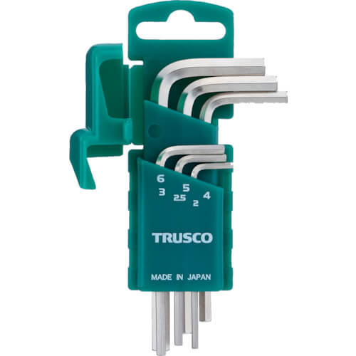 ชุดประแจหกเหลี่ยม (มีรูที่ปลายทั้งสองด้าน) แบรนด์ TRUSCO
