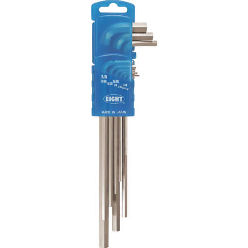 LH ประแจหกเหลี่ยม Extra Long (inch) แบรนด์ EIGHT TOOL