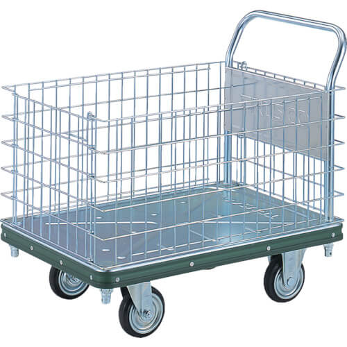 รถเข็นขนส่งเหล็กอัดขึ้นรูปสำหรับงานหนัก ND Hand Truck (พร้อมตะแกรงลวด) แบรนด์ TRUSCO