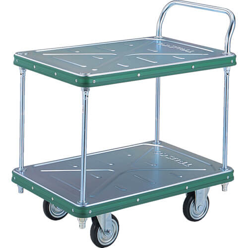 รถเข็นขนส่งเหล็กอัดขึ้นรูปสำหรับงานหนัก ND Hand Truck (แบบด้านเดียว สองชั้น) - สินค้าประกอบสำเร็จรูป แบรนด์ TRUSCO