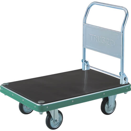 รถเข็นขนส่งเหล็กอัดขึ้นรูปสำหรับงานหนัก ND Hand Truck (แบบพับได้ มีแผ่นยางรอง) แบรนด์ TRUSCO