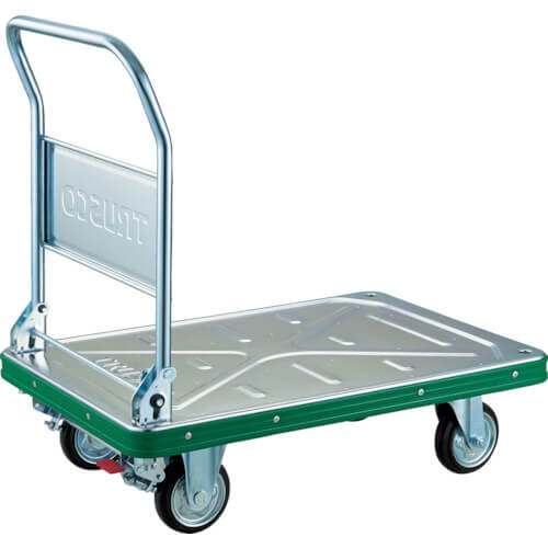 รถเข็นขนส่งเหล็กอัดขึ้นรูปสำหรับงานหนัก ND Hand Truck (แบบด้ามจับพับได้) พร้อมตัวล็อก แบรนด์ TRUSCO