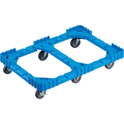 รถเข็นตู้คอนเทนเนอร์แบบพับได้ OC Dolly 75 Ori-con, 6 ล้อ (พร้อมที่ป้องกัน) แบรนด์ TRUSCO