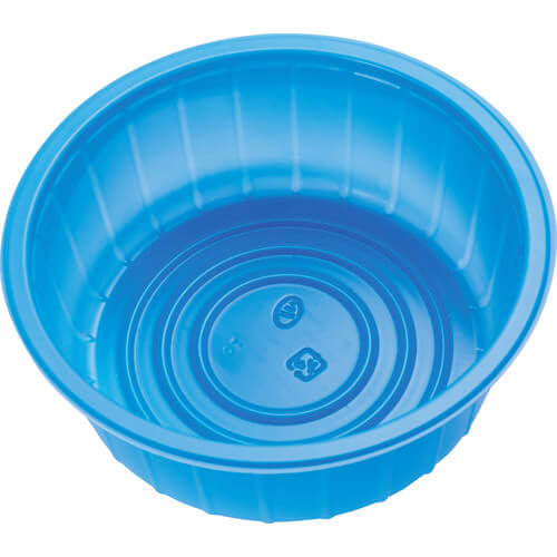 ถาดพลาสติก PP (สีฟ้า) ทรงกลม แบรนด์ TRUSCO