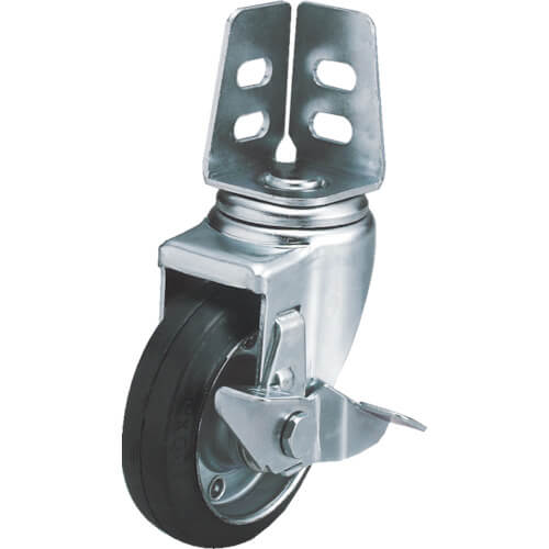 ลูกล้อ Yuei Angle Caster SA Series S Swivel Caster (ล้อยาง) แบรนด์ YUEI CASTER