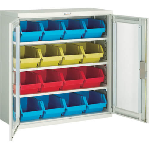 กล่อง Vanrack® (แบบตู้คอนเทนเนอร์ มีประตูอะคริลิก) ความสูง: 880 มม. แบรนด์ TRUSCO