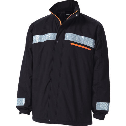 เสื้อแจ็คเก็ตกันหนาวสีดำ แบรนด์ TRUSCO