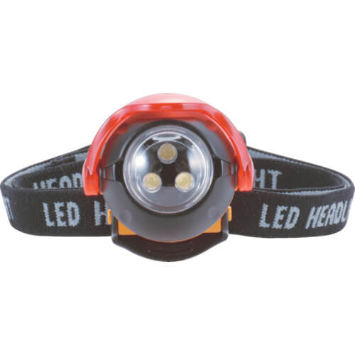 ไฟหน้า LED ความสว่าง 20 ลูเมน พร้อมฝาครอบสีแดง แบรนด์ TRUSCO