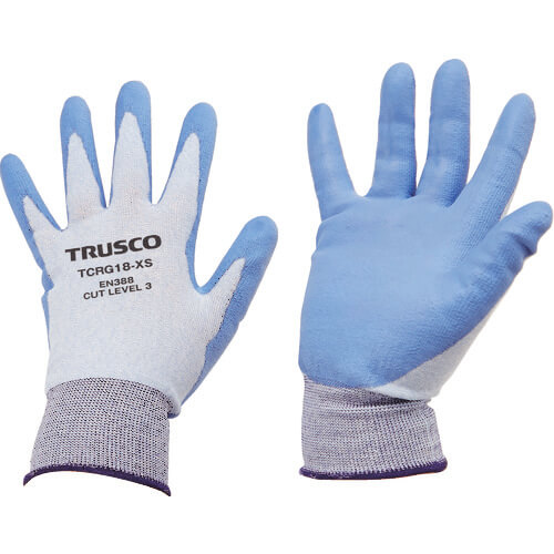ถุงมือกันบาดเคลือบโพลียูรีเทน แบรนด์ TRUSCO