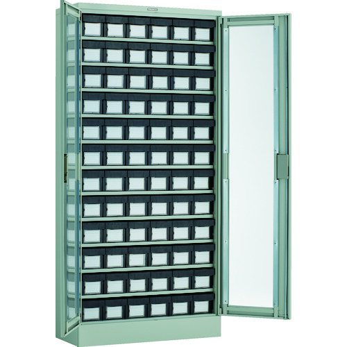 กล่องเก็บของ Vanrack® ชนิดนำไฟฟ้า (พร้อมลิ้นชักและประตูอะคริลิก) ความสูง 1790 มม. แบรนด์ TRUSCO