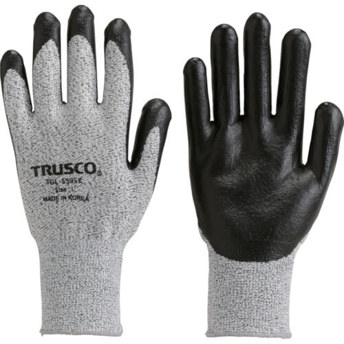 ถุงมือ HPPE เคลือบไนไตรล์ที่ฝ่ามือ แบรนด์ TRUSCO